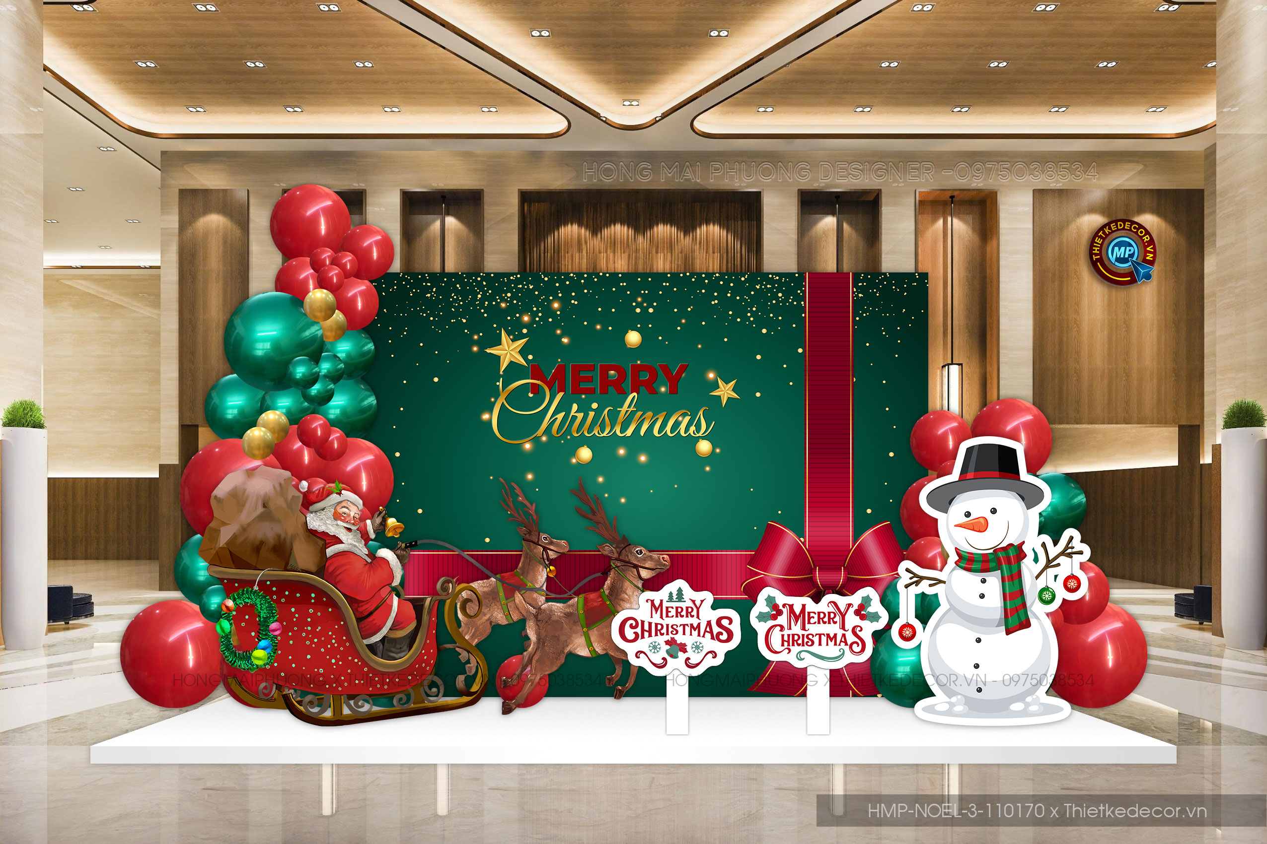 File thiết kế trang trí Giáng sinh Noel Merry Chrismas, checkin trường học, TTTM, chung cư, nhà hàng, khách sạn, quán cà phê...